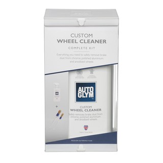 Autoglym Custom Wheel Cleaner Complete Kit | A kit to safely remove brake dust from chrome, aluminium and anodised wheel