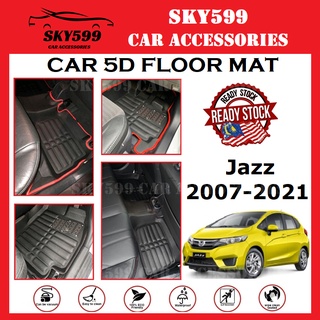 [Shop Malaysia] Honda Jazz 2007-2021 5D Car Floor Mat/Carpet