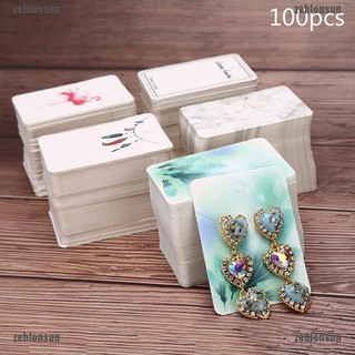 @sun# 100pcs/lot Paper Necklace&Earrings Display Packing Cards Jewelry Ornament DIY ☀#