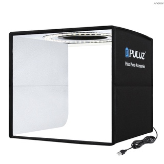 PULUZ Soft Box Set Portable Folding Photo Lighting Modifier Photography Tent Box with 12 Colors Backdrops