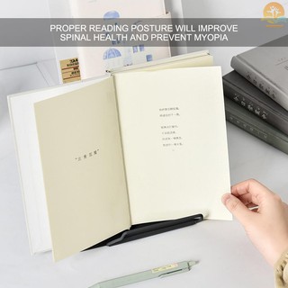 M^M Ready Stock Portable Metal Book Stand Book Holder Adjustable 5 Angles Bookstand Document Holder Bookshelf Reading Accessories Tool for Music Book Document Textbook Kitchen Cookbook Recipe Tablet