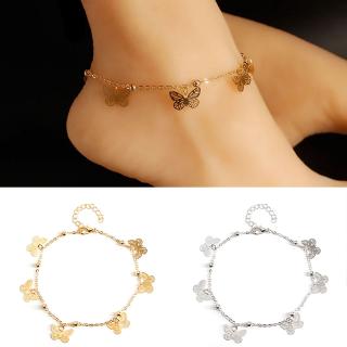 Fashion Women Bohemia Hollow Butterfly Ankle Chain Ankle Bracelet Foot Jewelry