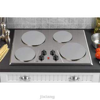 4 Pcs Dustproof Kitchen Round Stainless Steel Protect Stove Top Cover