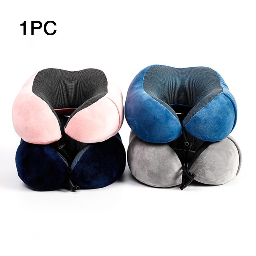 Healthcare Bedding Protective Office Soft U Shape Magnetic Cloth Memory Foam Car Travel Sleeping Home Neck Pillow
