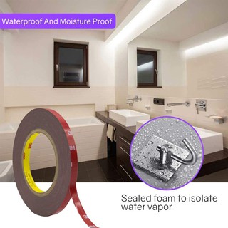 3M Long 5mm Wide Strong Permanent Double-Sided Adhesive Glue Tape Super Sticky for Vehicle Car Kitchen (1)