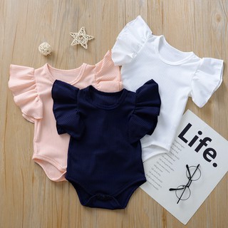 🍒 Lifetime 🏝Newborn Baby Jumpsuit Infant Short Sleeve Romper