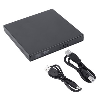 New USB 2.0 External DVD Combo CD-RW Burner Drive CD±RW DVD ROM Black