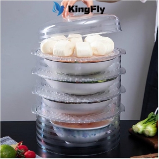 Anti-flies and dust with sling door keep warm avoid cross-contamination transparent food cover saving space ready stock food cover stackable