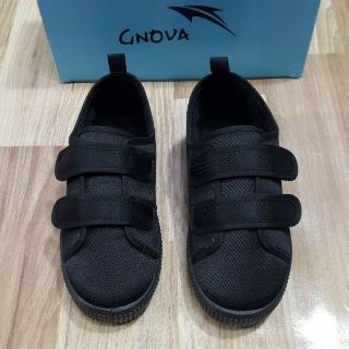 [Shop Malaysia] 🔥🔥GNOVA 3888 Black School Shoe || Kasut Sekolah Hitam Pelekat Dua