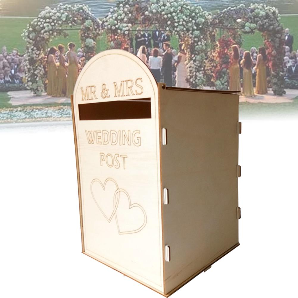 Guest Craft Party Supplies Gift Wall Favor DIY Retro Rustic Wedding Post Box