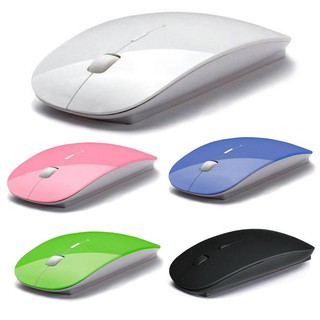 Wireless 2.4GHz USB Cordless Utral Thin Optical Scroll Mouse Mice For PC Laptop