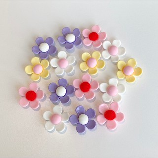 Button Shoes Charm - Pastel Flower Accessories Collection Jibbitzs (1pc)