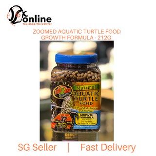 ZOO MED Natural Aquatic Turtle Food – Growth Formula - 212g