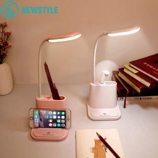 table lamp USB Rechargeable LED Desk Lamp Touch Dimming for Children Reading