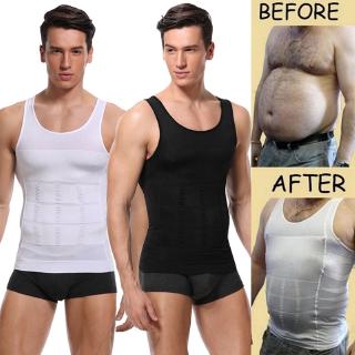 Men Shapers Body Slimming Vest Tummy Shaper Belly Underwear shapewear Waist Girdle Shirt Plus Size