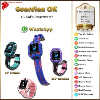 *WHATSAPP Model* 🇸🇬 Guardian OK 4G Kids GPS Smart Watch Singapore Brand
