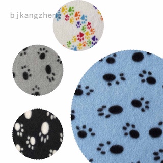 Pet Blanket Dog Cat Soft Fleece Blankets Sleep Mat Pad Bed Cover with Paw Print for Kitten Puppy and Other Small Animals