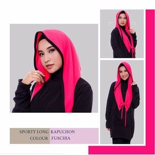 Sporty LONG KAPUCHON | Attiqa Active (Active wear hijab Sportswear)