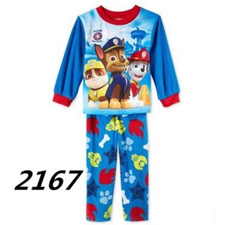 Paw Patrol 2pcs Kids Boys Sleepwear Pajamas Long Sleeve Cotton Pyjamas Nightwear