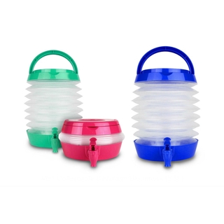 Poratble, Collapsible, Foldable Beverage/Drinks Dispenser- 5.5L ( Blue, Pink, Green) - Home use, Camping,outdoor,