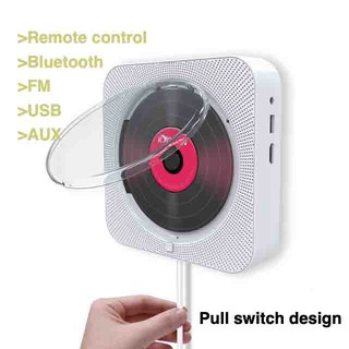 Wall-mounted CD Player Video Player DVD Player Bluetooth Speaker FM Radio