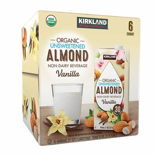 Kirkland Organic Unsweetened Almond Non-Dairy Beverage/Milk Vanilla 5.68kg