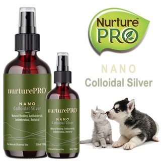 Nurture Pro Nano Colloidal Silver 60ml/120ml Purified Water Cat Dog Kitten Puppy Rabbit Small Animals