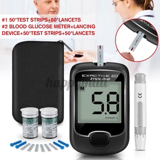 Blood Glucose Monitor Diabetes Testing Blood Sugar Meter With Test Strips Kit