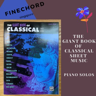 The Giant Book of Classical Sheet Music piano solo