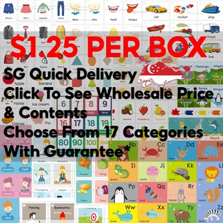 **restocked** Montessori English Flash Cards Numbers for toddlers goody bag goodie bag Educational toys
