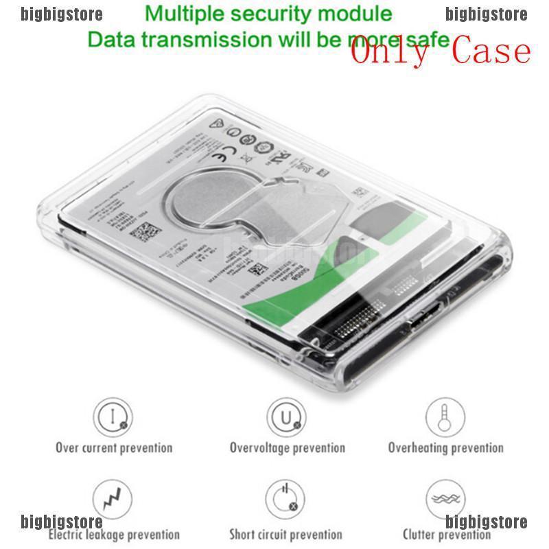 ❤❤ 2.5in SATA USB 3.0 HDD Hard Drive External Enclosure SSD Disk Box Cas