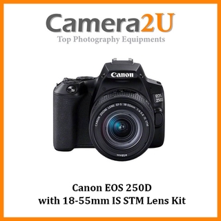 [Shop Malaysia] Canon EOS 250D with 18-55mm IS STM Lens Kit+32GB +Bag (Import)