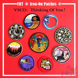 ☸ VSCO Patch ☸ 1Pc Patch Diy Embroidered Clothes Iron-on/Sew-on Badges Patch