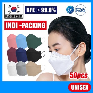 [Made in Korea] KOREA 3D MASK / BFE>99.9% / SBU / 4ply MB Filter mask / Best seller in Korea / Individual packing