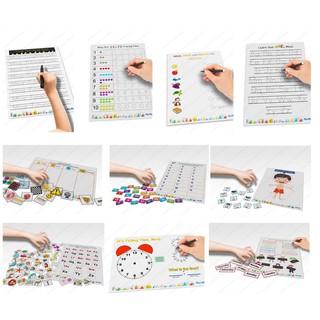 📝BUNDLES- A4-A5 Worksheets Math, Science, English for Kids 2-9 Years Old