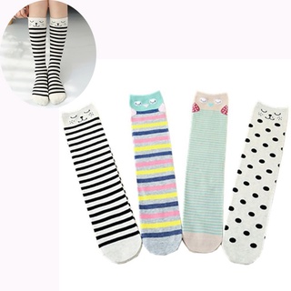 Dot Students Pile Socks with Cartoon Stripes Heap Heap Socks