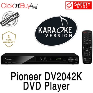 Pioneer DV2042K DVD Player. With Karaoke Function. USB Input. 1 Year Warranty.