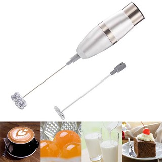 Stirrer Stainless Steel Handheld Powerful Portable Electric Milk Frother