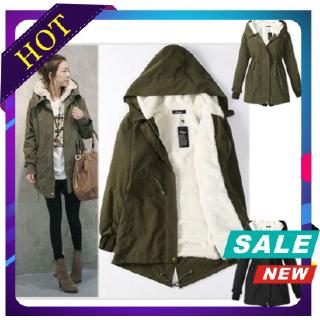 Women Hooded Thick Cotton Warm Winter Coats