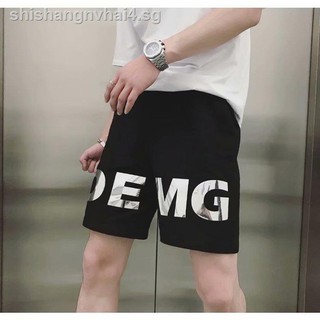 ✆▪Summer casual Capris fashion brand ins sequins wear Basketball Shorts thin loose 5 points