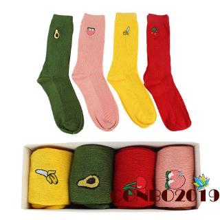 Y＆L ❥1 Pair Women Cartoon Cotton High Socks