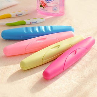 Portable Toothbrush Holder Cover Sealed Bathroom Toothbrush Storage Box