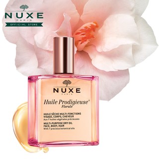 NUXE Huile Prodigieuse Florale Multi-purpose dry oil(100ml)Nourishes,Repairs,Beautifies[All skin types-Face, Body, Hair]