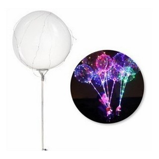 Christmas Decor Luminous Led Balloon Transparent Round Bubble Party 18 inches