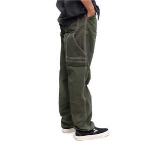 Outler - army green carpenter pants