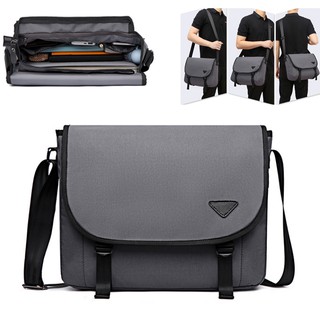 【Ready Stock】Men Sling Bag Messenger Bag School College Work Model Slingbag Bag 15.6 Laptop Bag