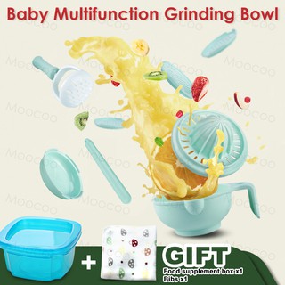 🔥Free Gift🎁 9 in 1 Food Masher Maker Baby Feeder Food Processor Grinding Bowl