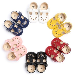 🌟Baby Girl Boys Soft PU Leather Shoes Toddle Anti-slip Prewalker Sandals
