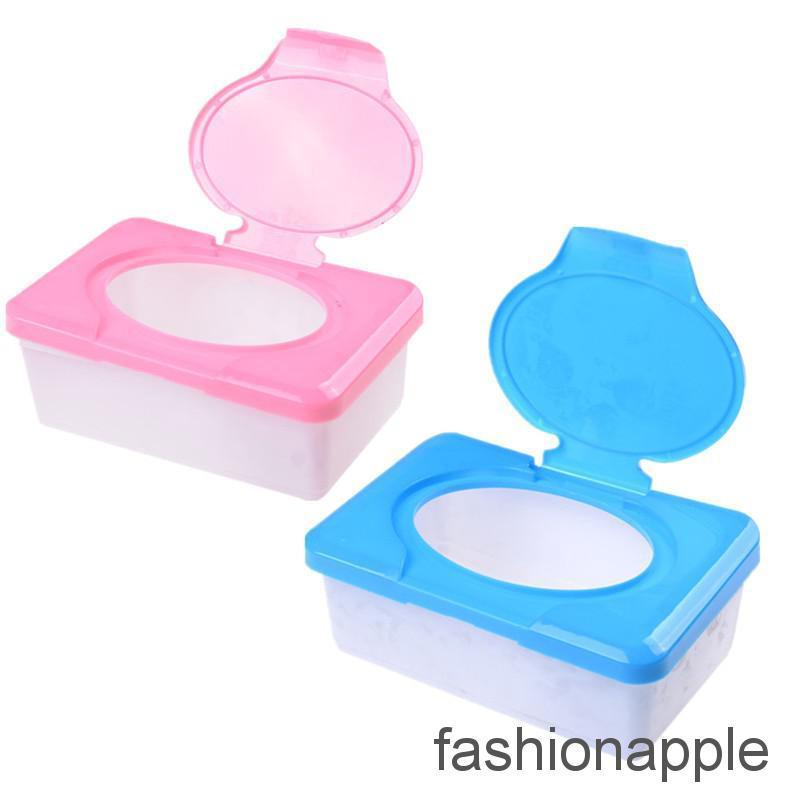 Dry & Wet Tissue Paper Case Care Baby Wipes Napkin Storage Box Holder Container