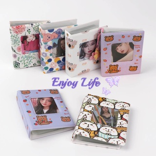 Matte Cover 3 inch Photo Album 32 Pockets Mini Card Holder for Kpop Photocard Polaroid Card Collection